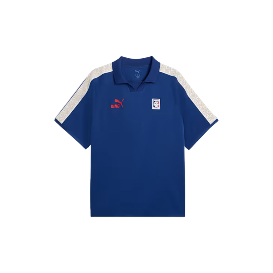 2026 Puma KING Fanpack FRANCE Polo - Blazing Blue