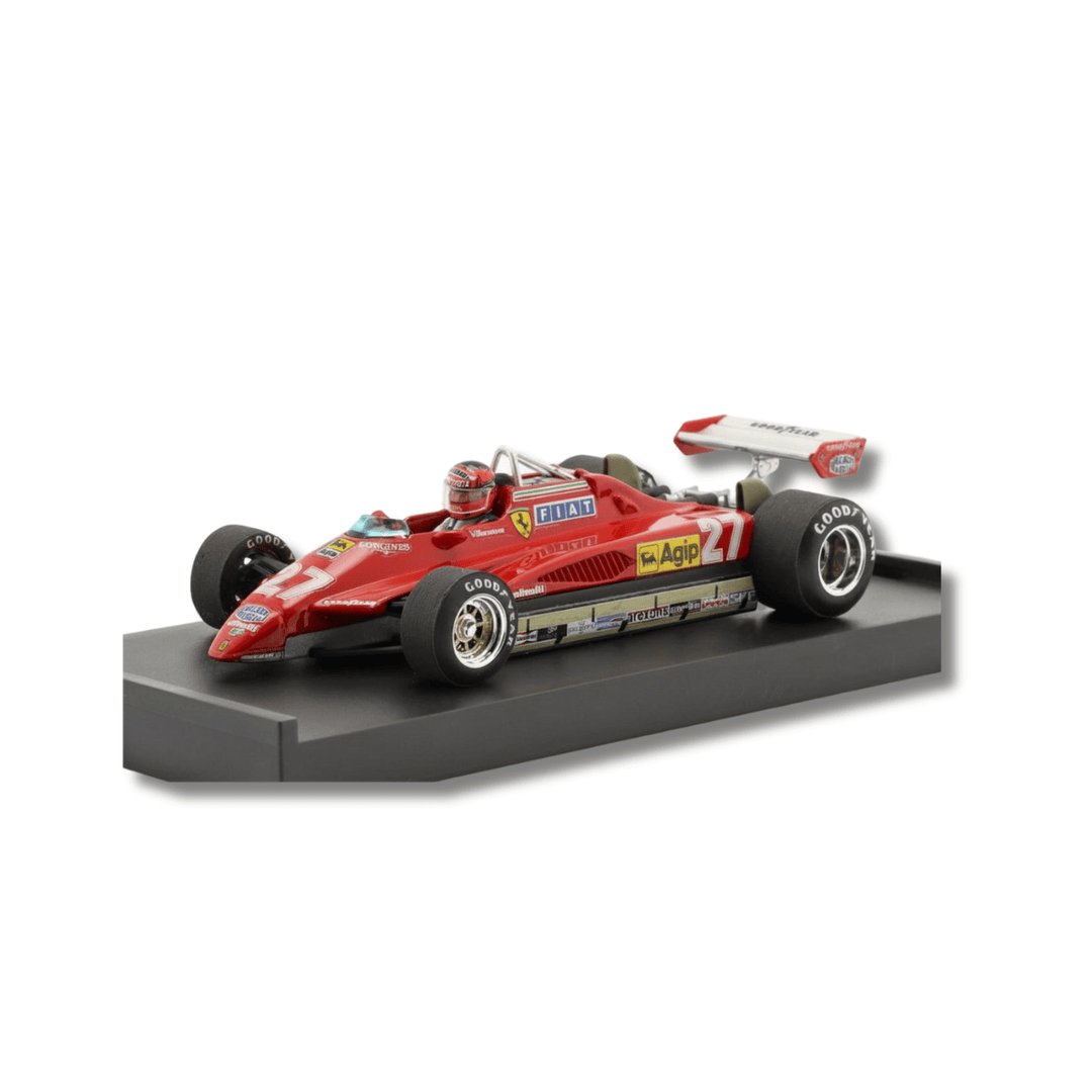 1982 G.Villeneuve Scuderia Ferrari F1™ Team 126 C2 #27 San Marino GP 1:43 Model Car - Red