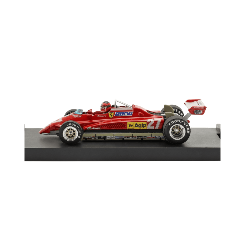1982 G.Villeneuve Scuderia Ferrari F1™ Team 126 C2 #27 San Marino GP 1:43 Model Car - Red