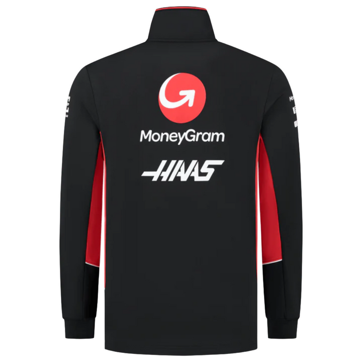 2024 Haas Racing F1™ Team Men's Fitted Zip Sweater  - Black