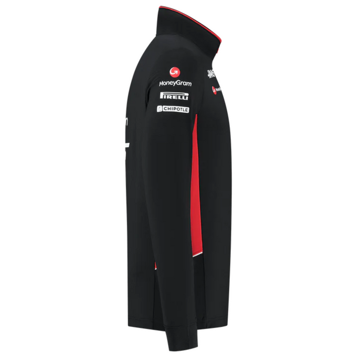 2024 Haas Racing F1™ Team Men's Fitted Zip Sweater  - Black