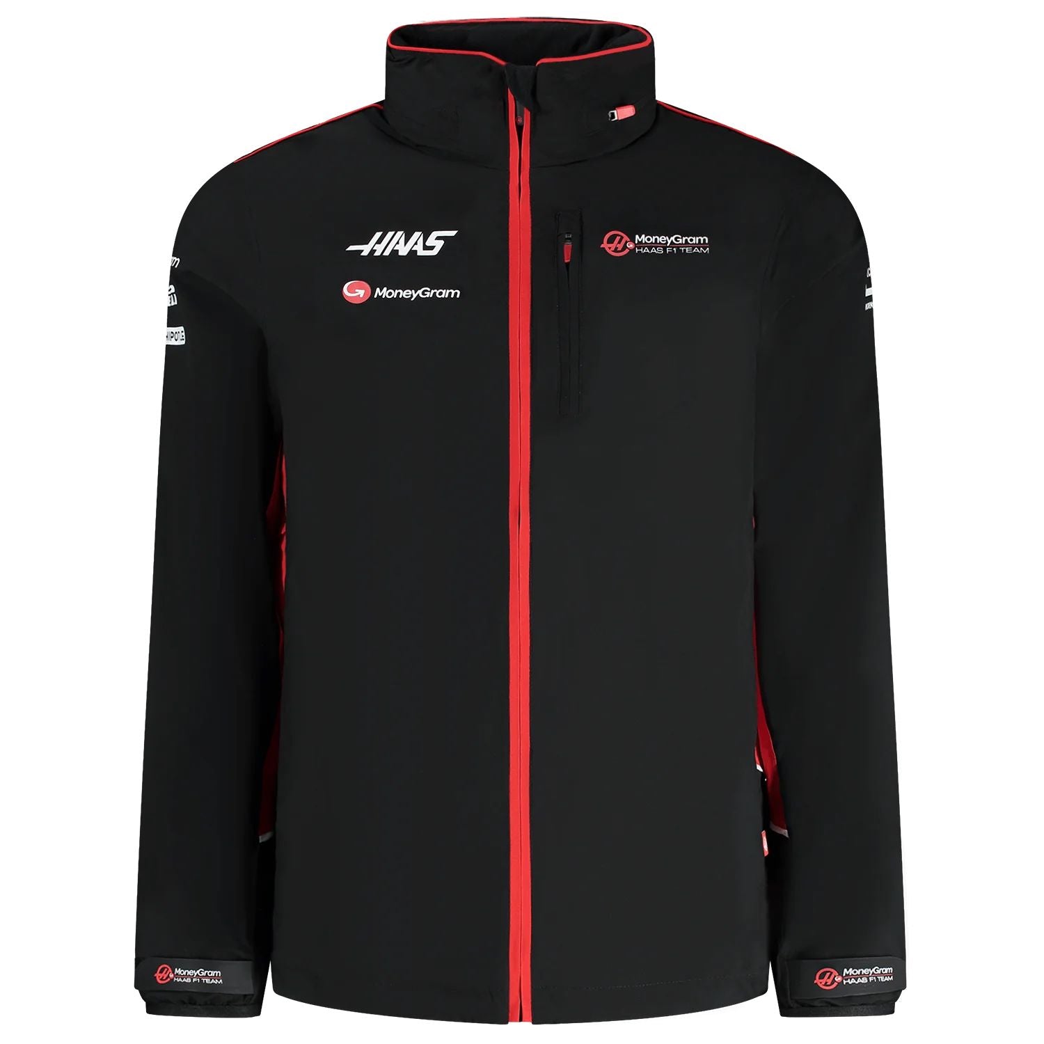 Haas F1™ Team Men's Lightweight Rain Jacket - Black – FANABOX™