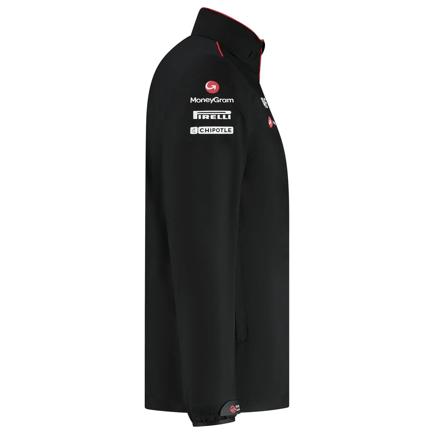 ハース　Haas F1 マネーグラム　フィットジップセーター　ジャンパー Haas F1™ Team Men's Lightweight Rain Jacket - Black – FANABOX™