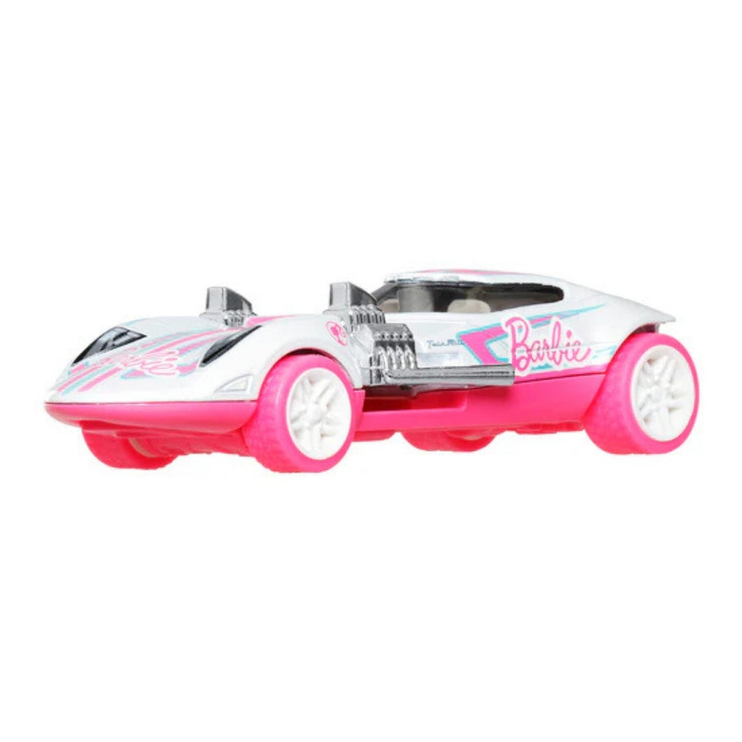 Hot Wheels Pull-Back Speeders – Twin Mill™ Edición Barbie – Figura de colección de fundición a presión 1:43