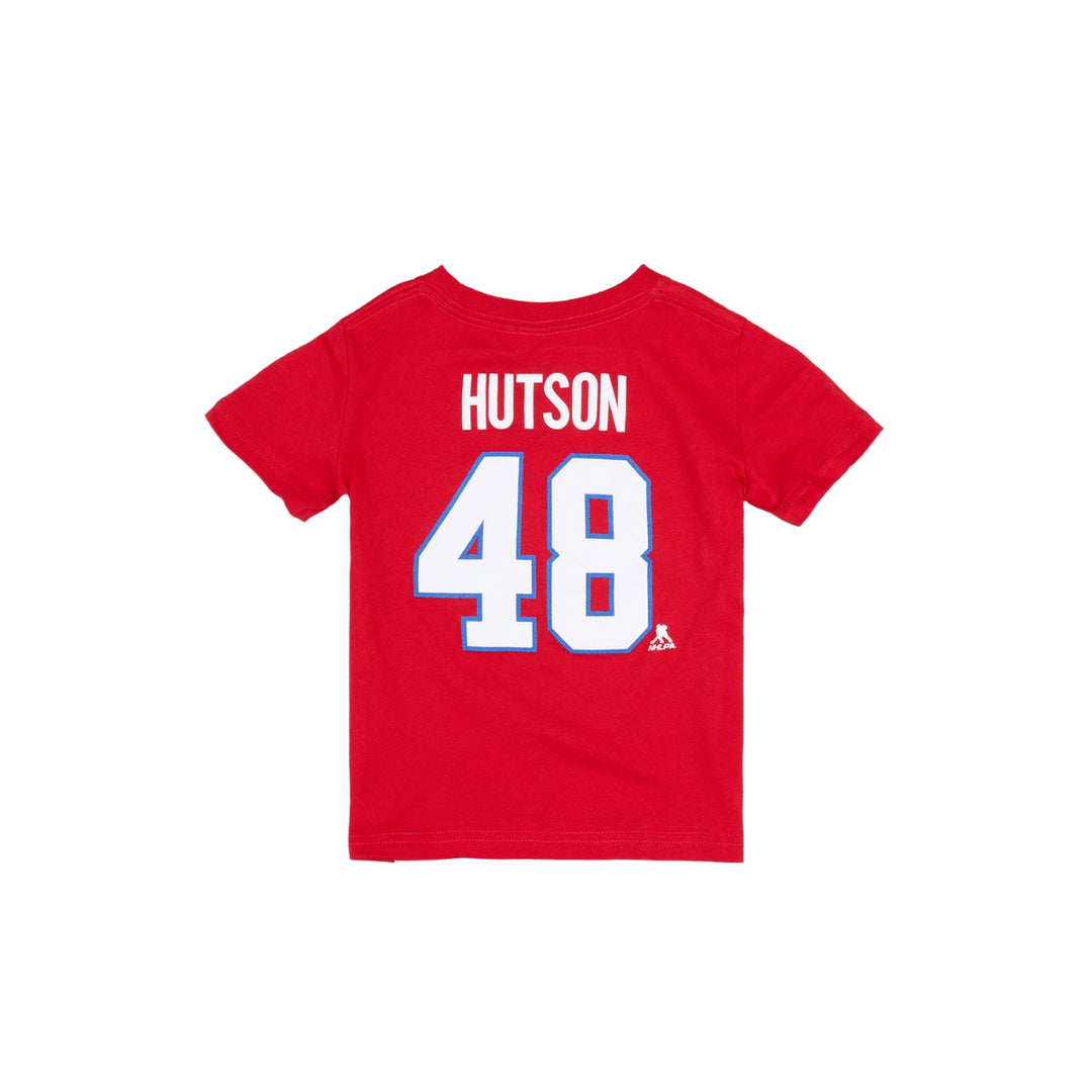 Montreal Canadiens NHL® Hutson #48 Ice Hockey T-shirt - Kids - Red