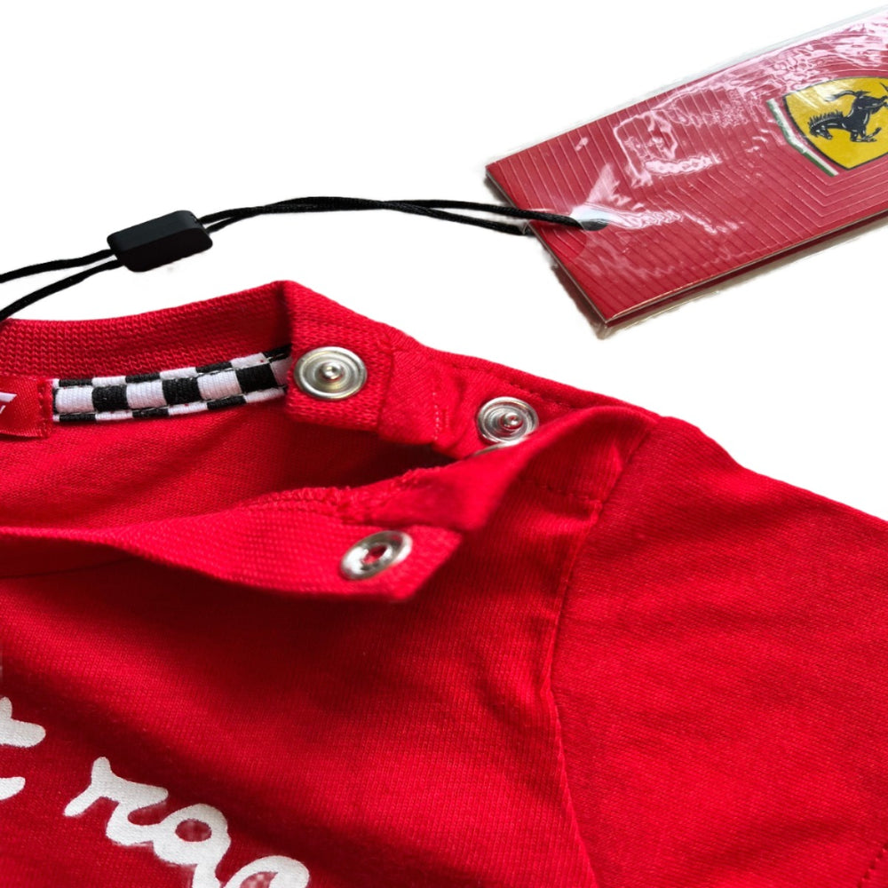 Scuderia Ferrari My First Race T-shirt - BABY - RED