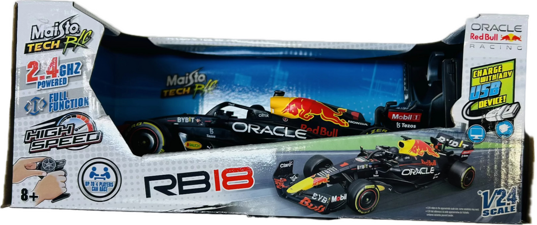 Maisto F1™ Red Bull Racing RB18 #1 Max Verstappen 1:24 Remote Control Car - Navy