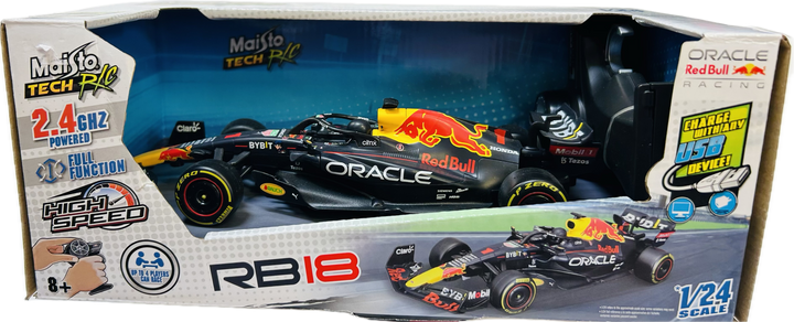 Maisto F1™ Red Bull Racing RB18 #1 Max Verstappen 1:24 Remote Control Car - Navy