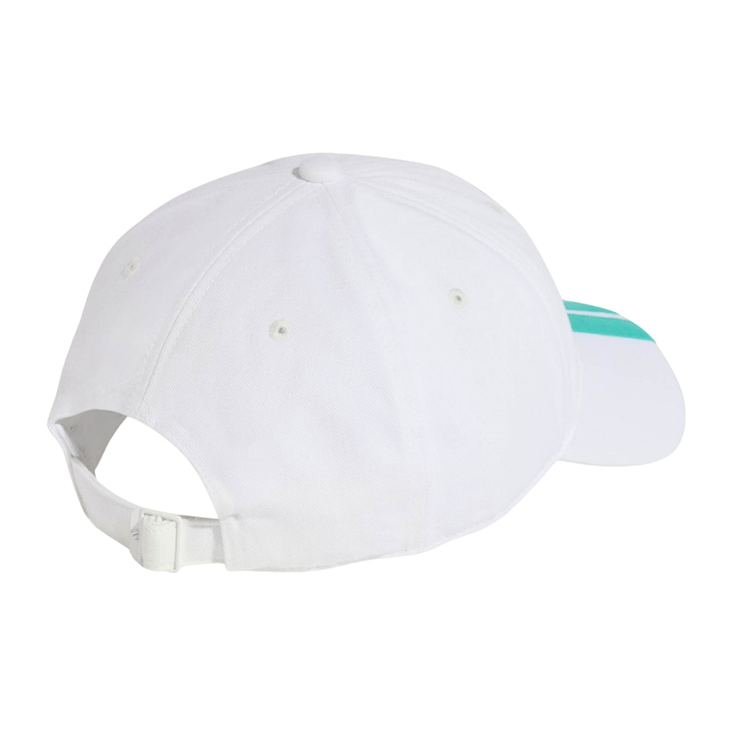 2026 Mercedes AMG Petronas F1™ Team x Adidas DNA 3 Stripes Adult Cap - Black/White