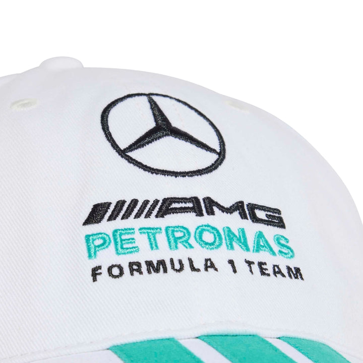 2026 Mercedes AMG Petronas F1™ Team x Adidas DNA 3 Stripes Adult Cap - Black/White