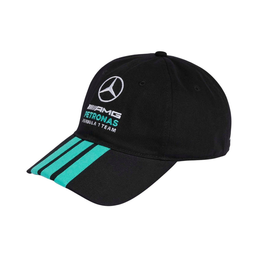 2026 Mercedes AMG Petronas F1™ Team x Adidas DNA 3 Stripes Adult Cap - Black/White