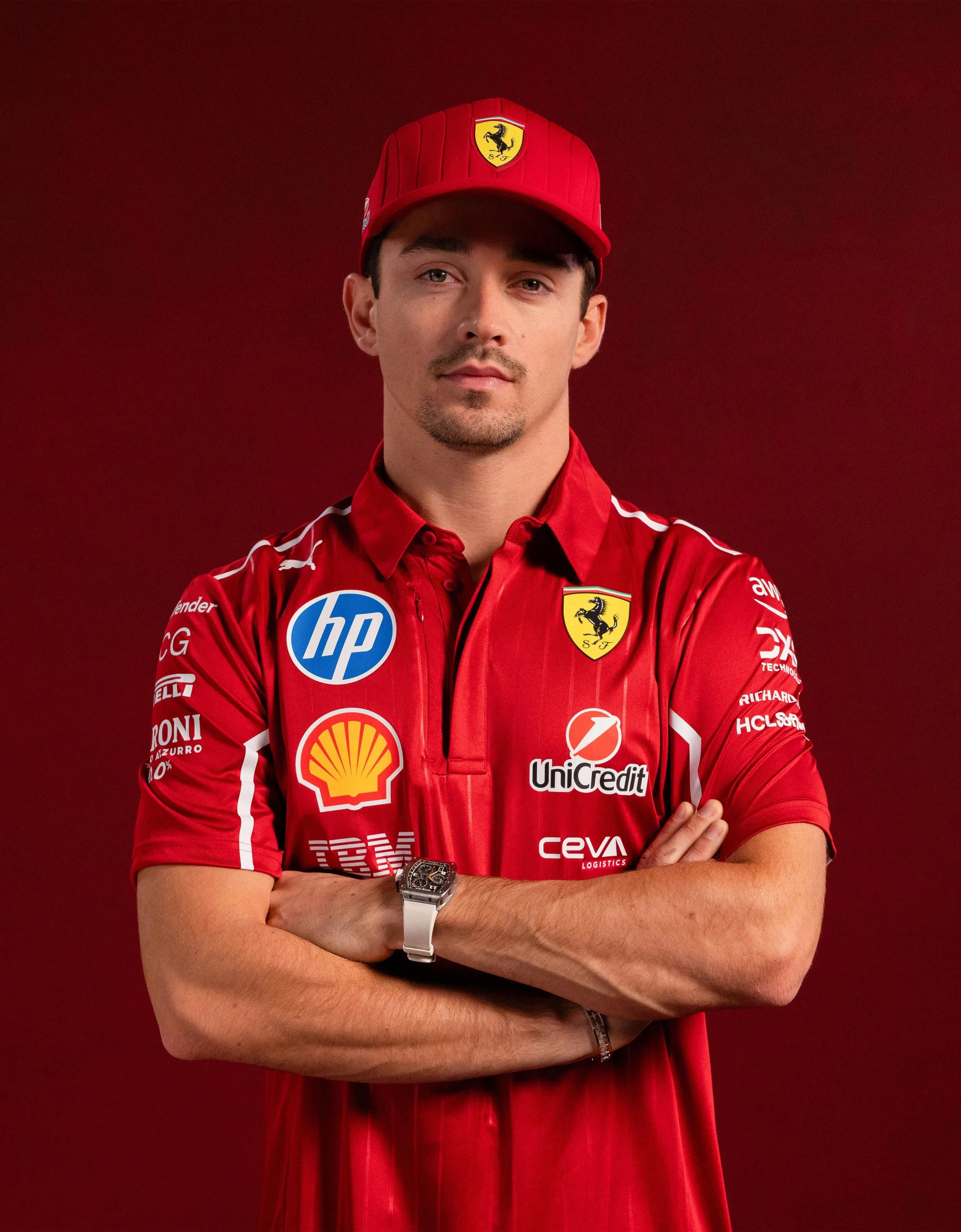 Scuderia Ferrari HP Charles Leclercキャップ Puma x Ferrari® 2026 Charles Leclerc Trucker Cap| Ferrari®