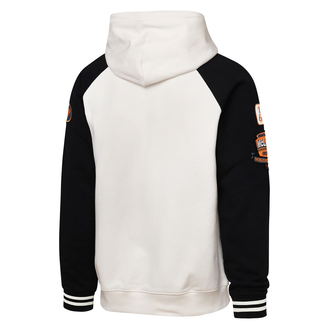 McLaren F1  Men's Hooded Sweatshirt - Cream Beige and Black