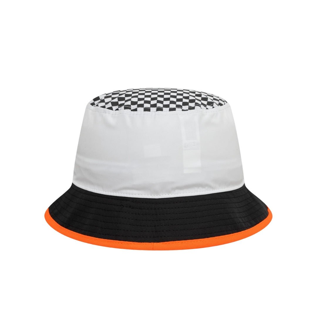 McLaren F1™ Checkered Bucket Hat Unisex Cap - White