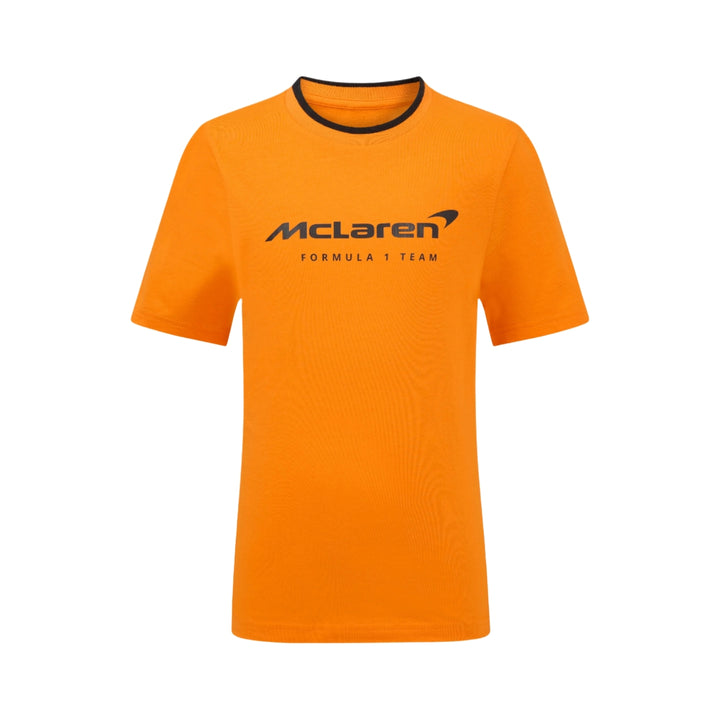 McLaren F1™ Kids Core Essentials Logo T-Shirt  - Papaya/Black