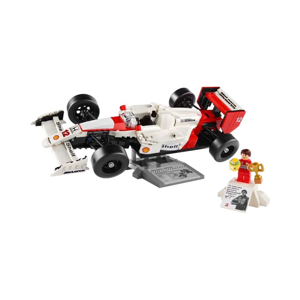 McLaren F1™ Team MP4/4 & Ayrton Senna F1™ LEGO 1:18 Scale Model Car - White