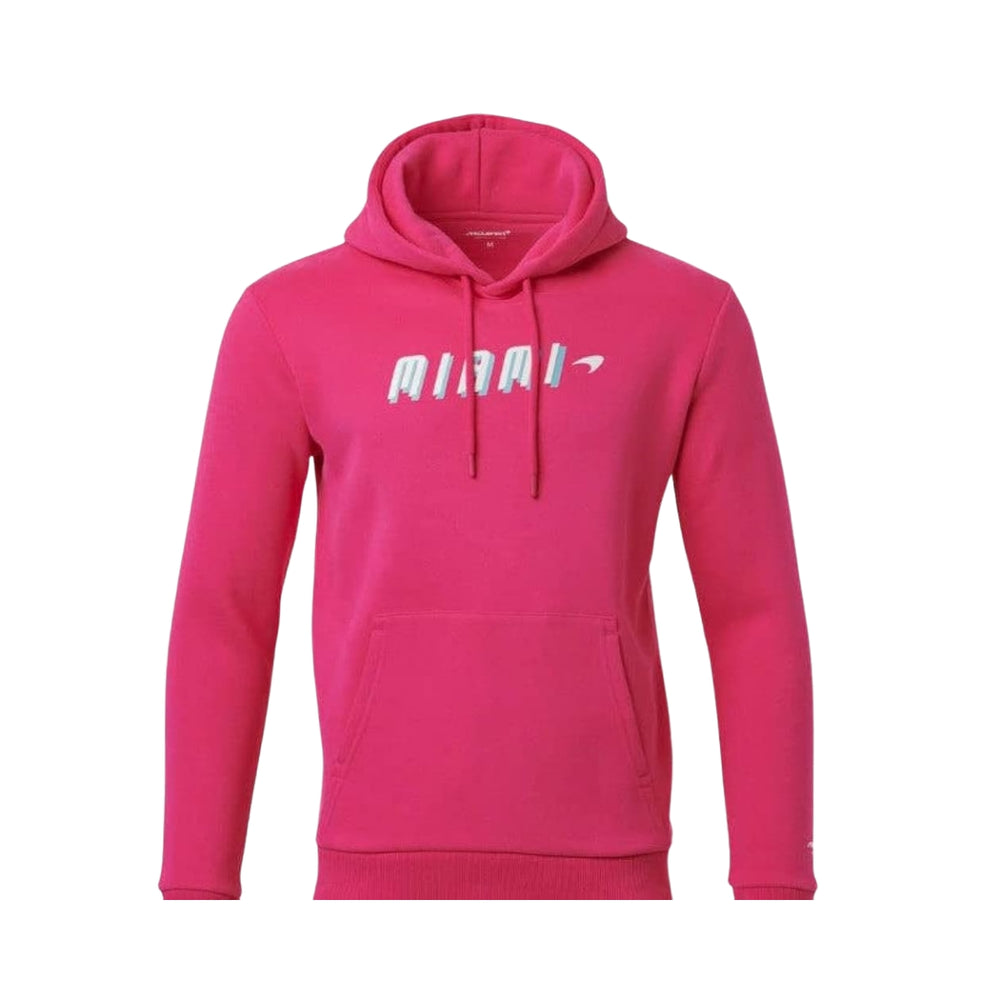 McLaren F1™ Team Miami Neon Graphic Hoodie – Men’s – Vice Blue / Beetroot Purple