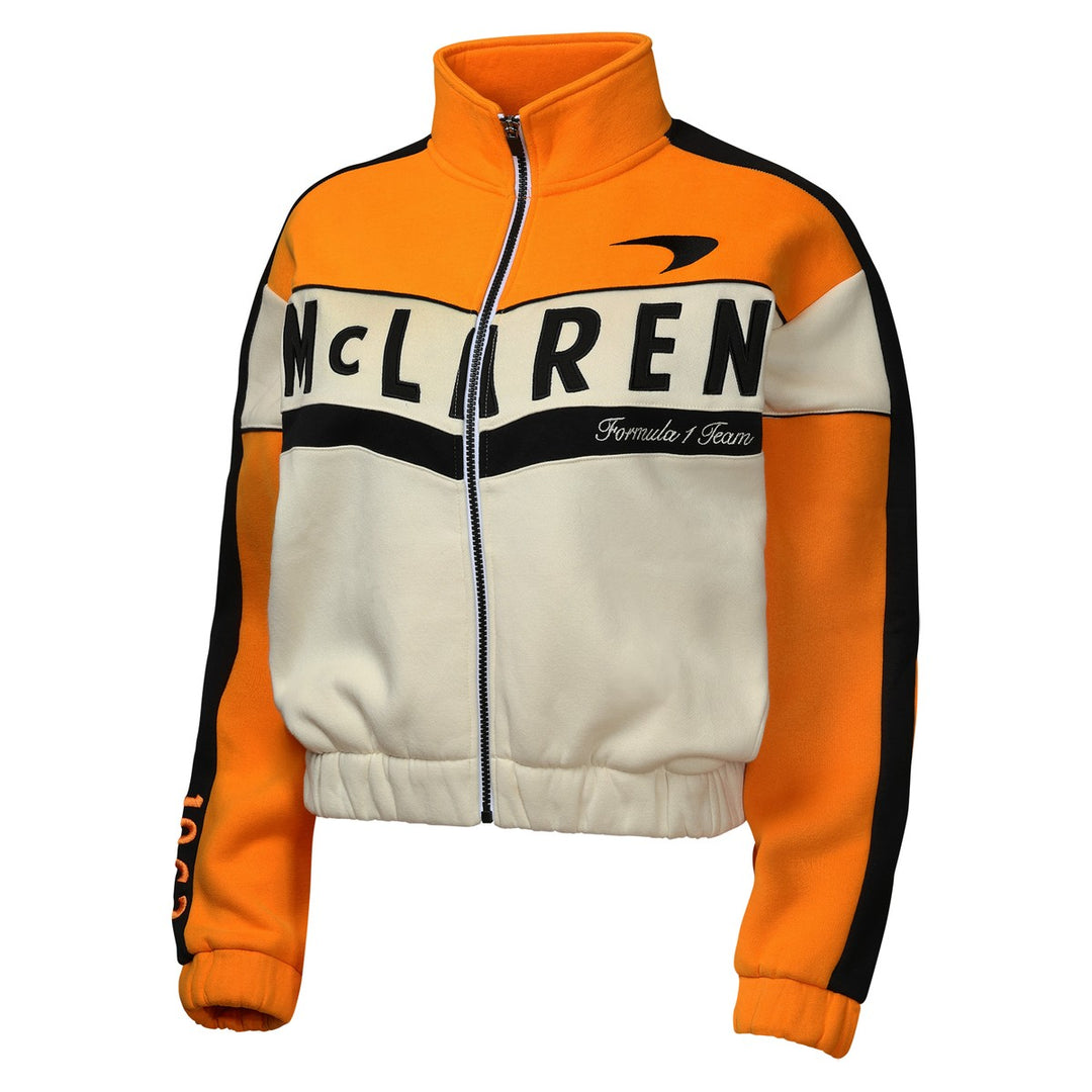 McLaren F1 Team Embroidered Fleece Ladies Jacket Papaya