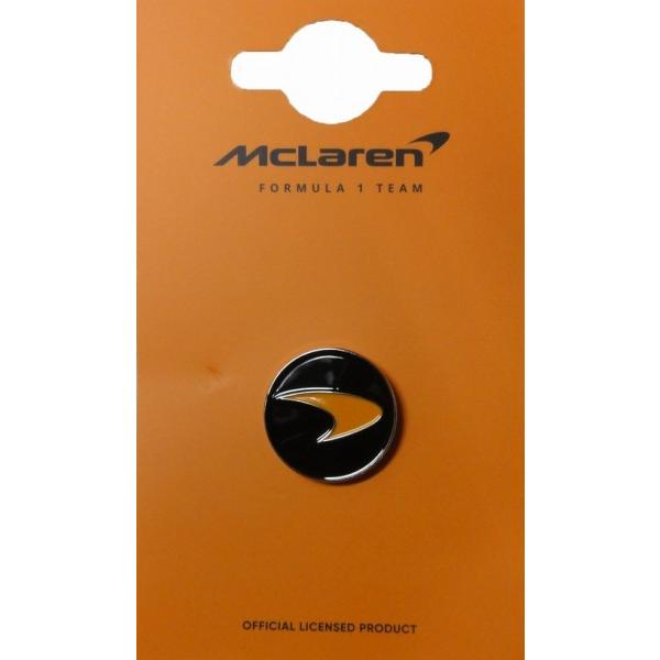 McLaren F1 Emblem Official Licensed Product Pin Badge with Gift Backboard - Black 