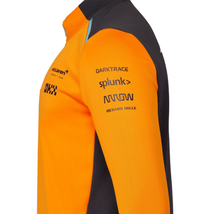 TEAM ORANGE ジャケット McLaren F1™ Teamwear Quarter Zipper Men's Top - Papaya