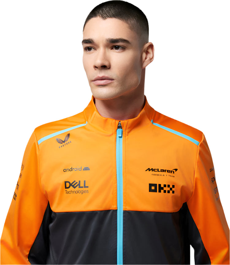 Chamarra Hombre Castore McLaren F1 2024 Team Softshell Chaqueta