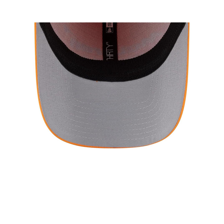 McLaren F1 Team New Era Perforated 39THIRTY Flex Hat with Grey Underpeak Fitted - Orange