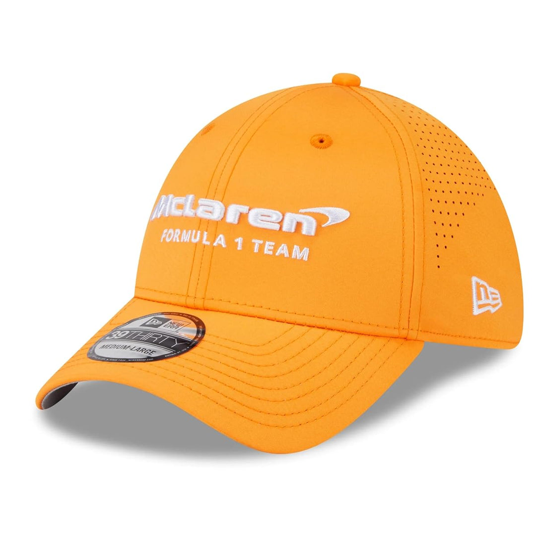 McLaren Racing New Era 39thirty Performance Fitted Hat Papaya Orange
