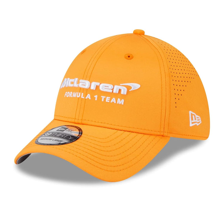 McLaren Racing New Era 39thirty Performance Fitted Hat Papaya Orange
