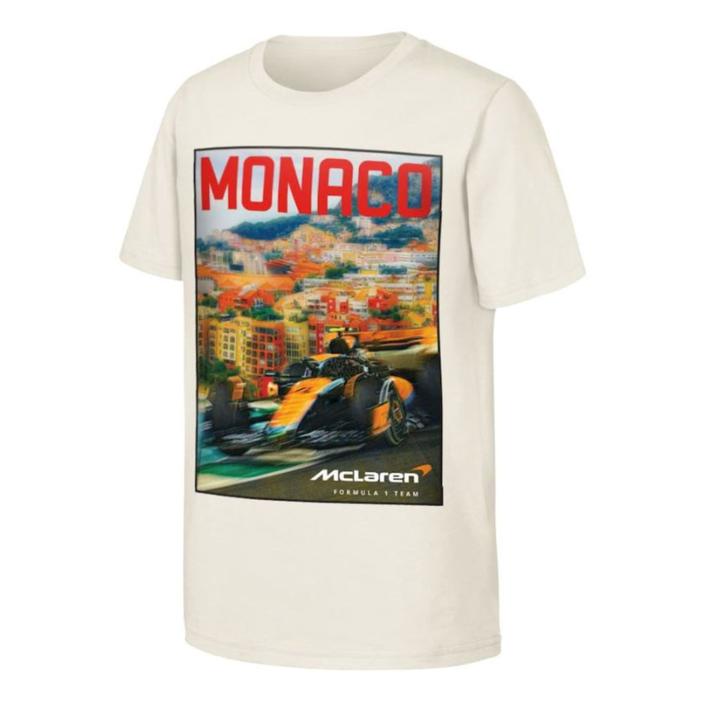 2024 McLaren F1™ Monaco GP Men's Graphic T-Shirt - Ivory