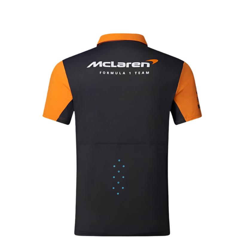 McLaren F1™ 2023 Team Kids Polo Shirt - Papaya