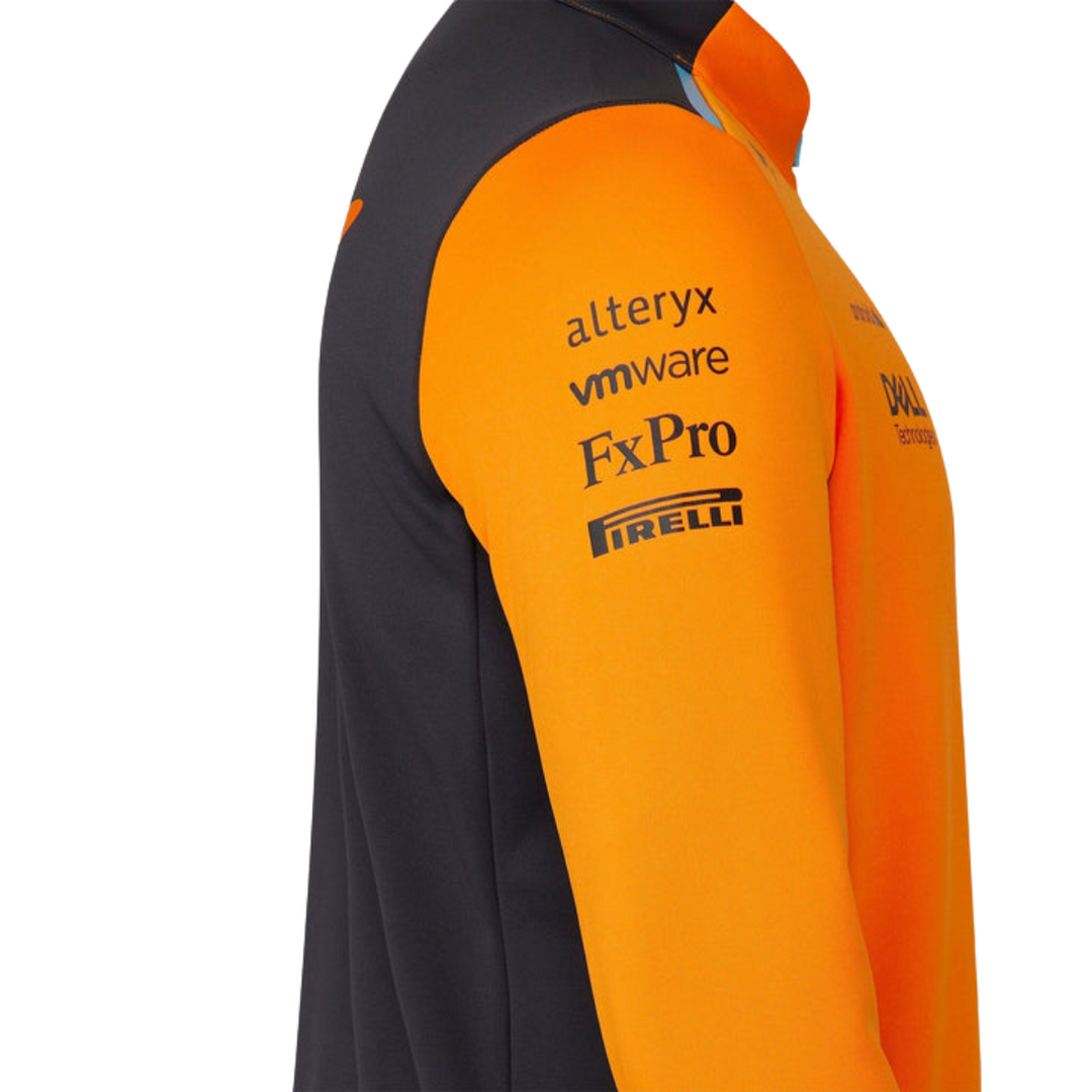 McLaren F1™ Quarter Zip Softshell KIDS's Top - Papaya Orange