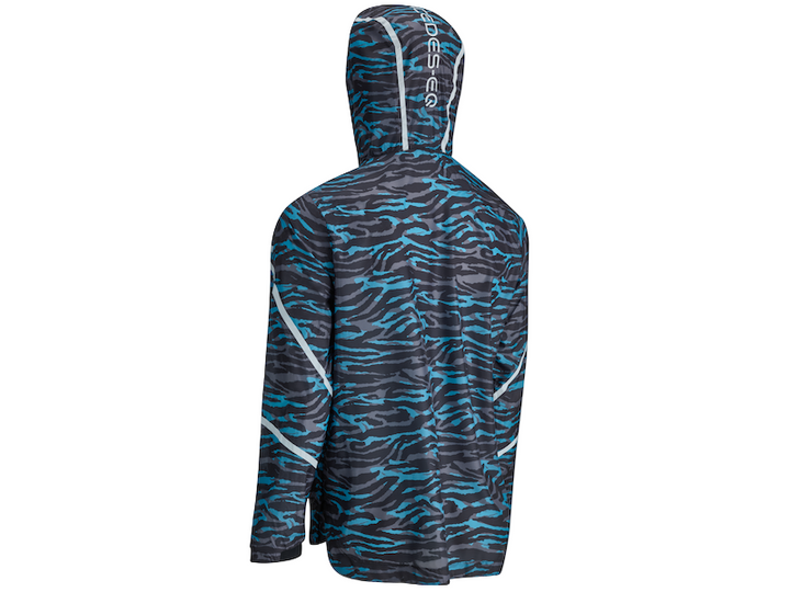 Mercedes-EQ FORMULA E TEAM Lightweight men's Hooded windbreaker jacket - Mint Green and Black 