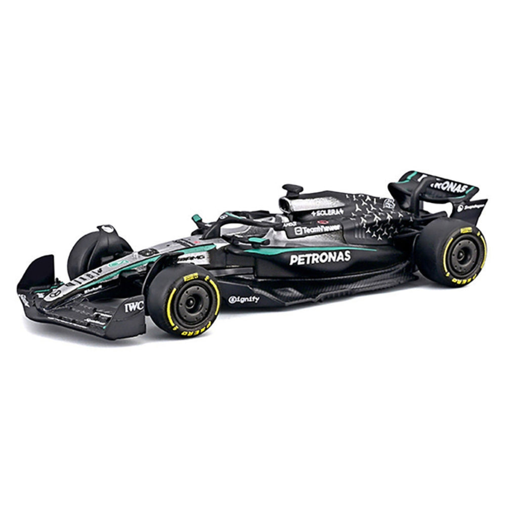 Mercedes AMG Petronas F1™ Team F1W16 George Russell Bburago 164 Scale Model Car - Black
