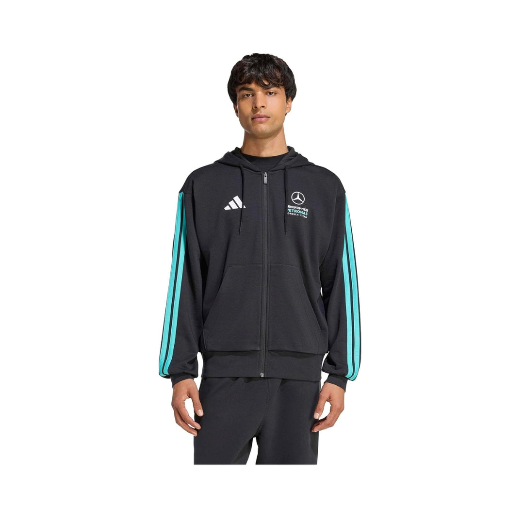 Mercedes AMG Petronas F1™ Team X Adidas DNA Full-Zip Adult Hoodie - Black