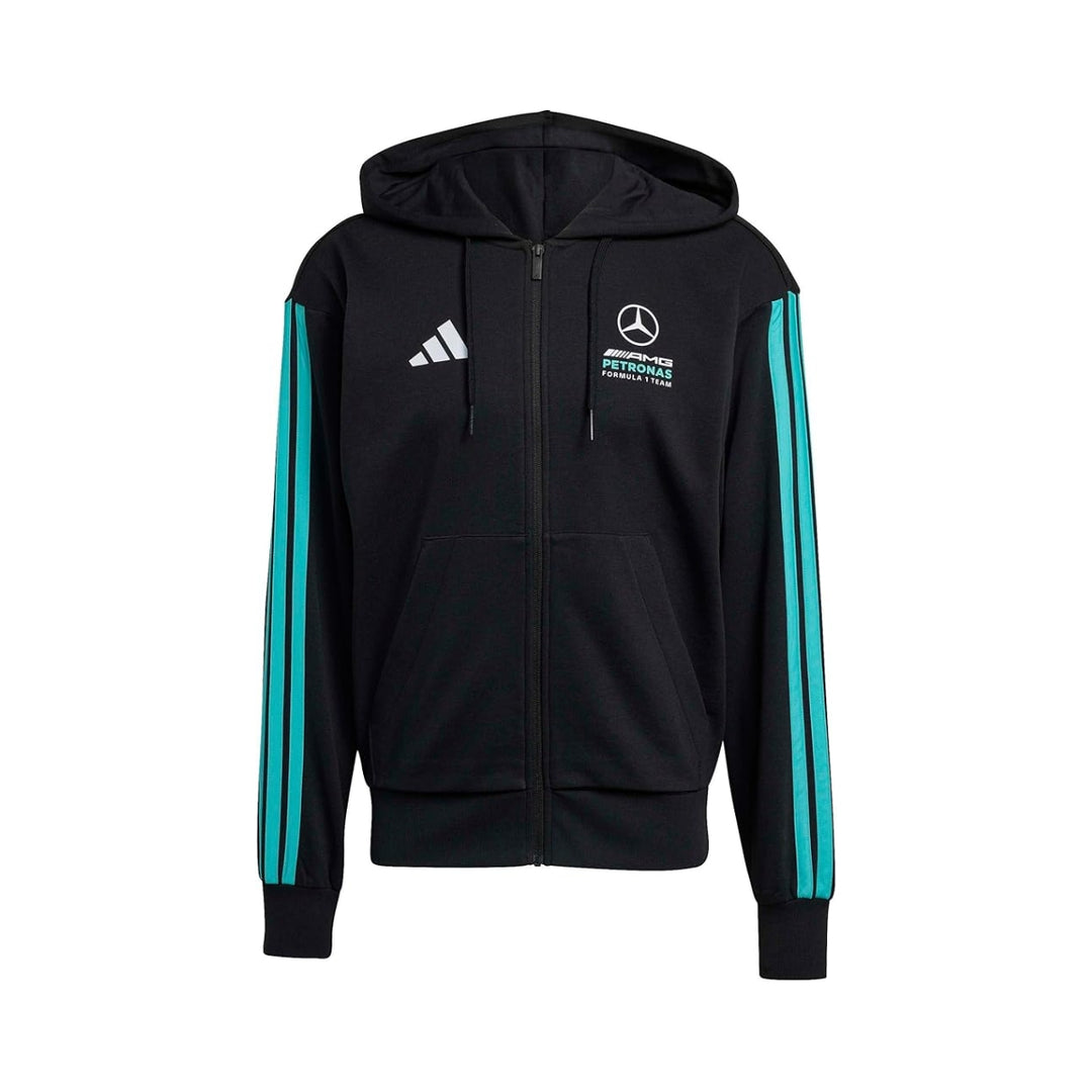 Mercedes AMG Petronas F1™ Team X Adidas DNA Full-Zip Adult Hoodie - Black