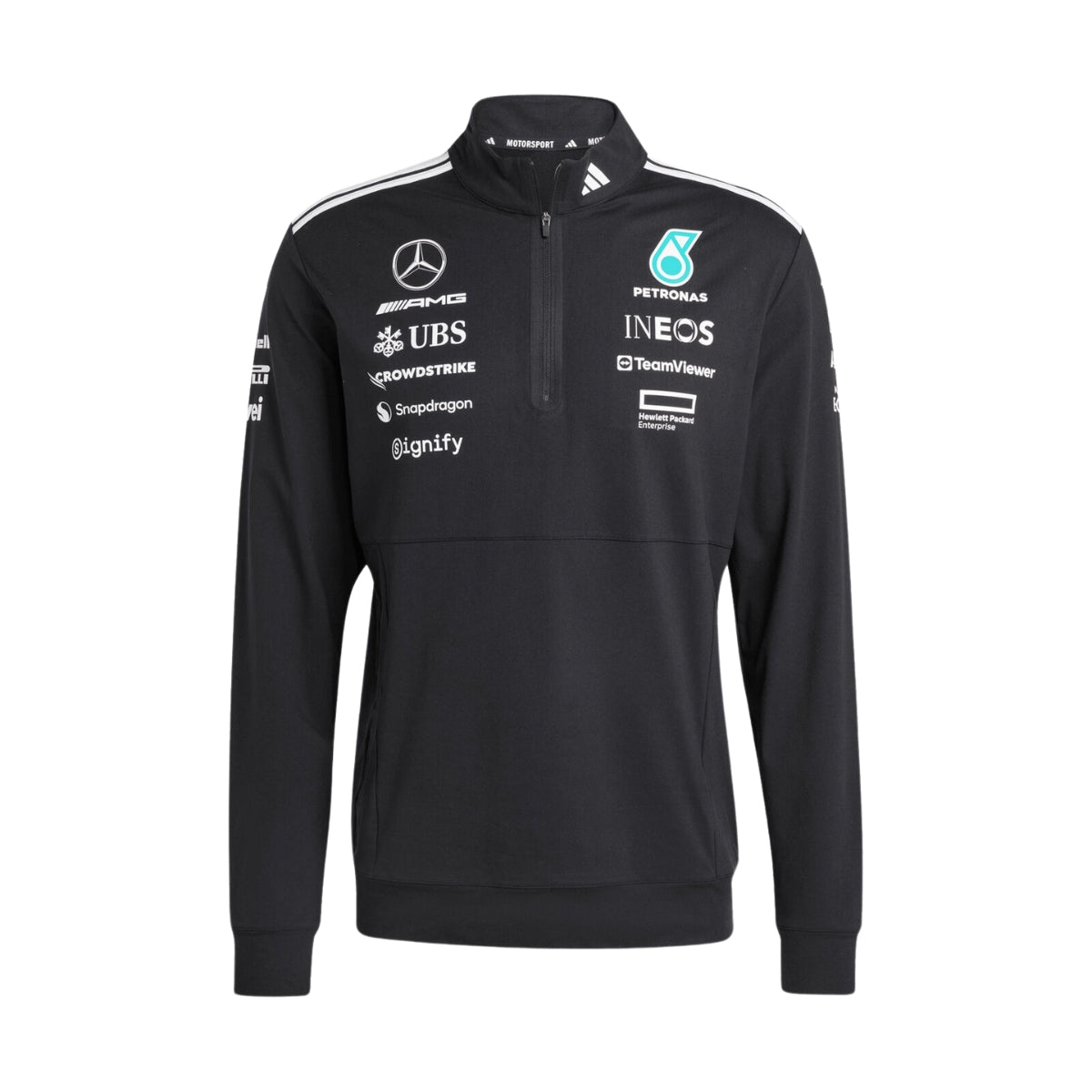 Mercedes AMG Petronas F1™ Team x Adidas 1/4 Zip Men's Sweatshirt
