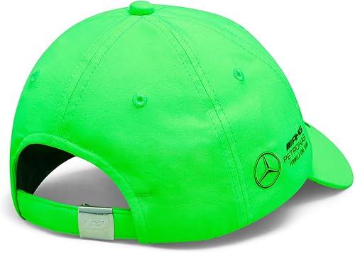 George Russell #63 Green Youth Boys Girls cap with Mercedes-Benz AMG F1 Team  logo on a white background