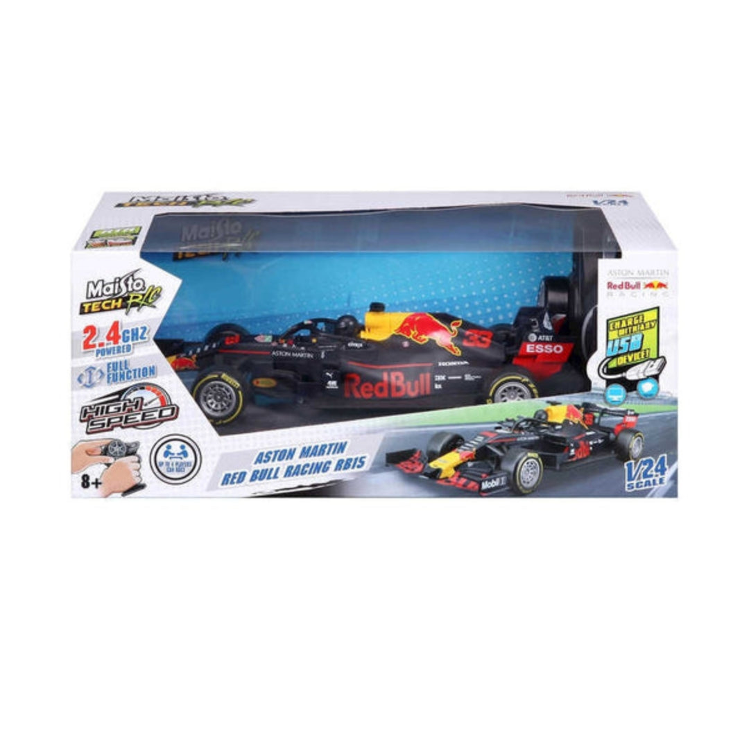 Automóvil de control remoto Maisto F1™ Red Bull Racing RB15 #33 Max Verstappen 1:24 - Azul marino