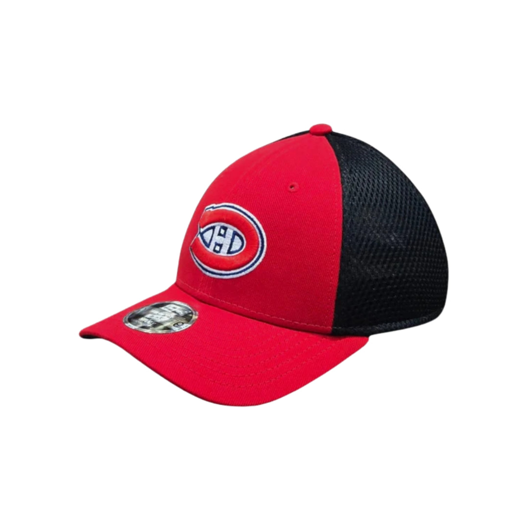 Montreal Canadiens NHL New Era 9Forty Stretch-Snap Youth Cap - Red/Black