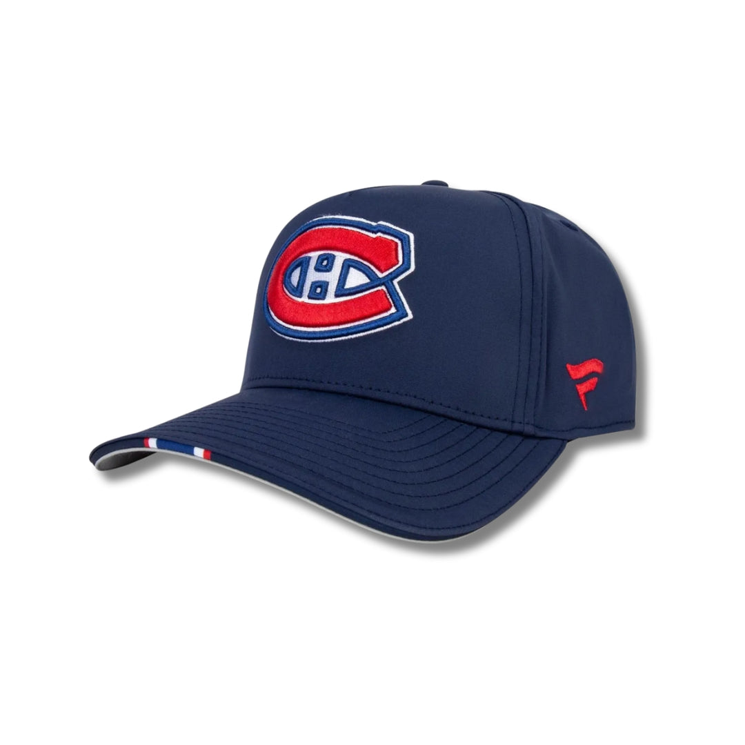Montreal Canadiens Fanatics Meshback Snapback Hat – Navy