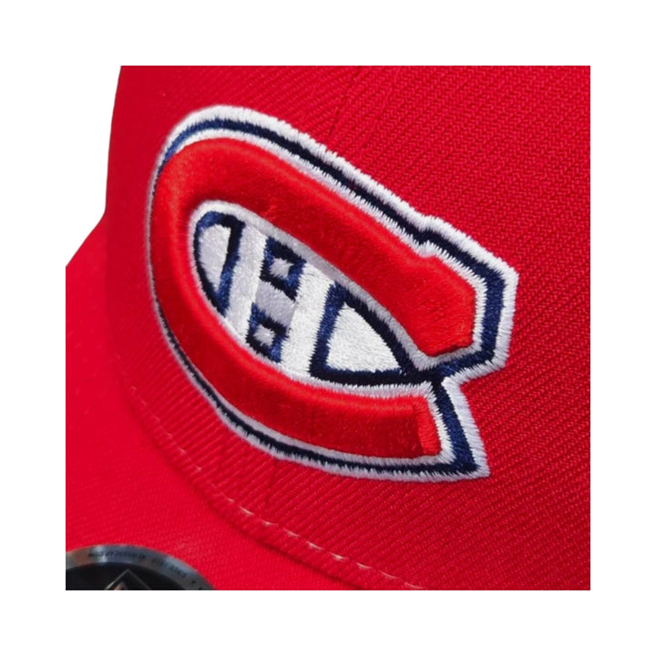 Montreal Canadiens NHL New Era 9Forty Stretch-Snap Youth Cap - Red/Black