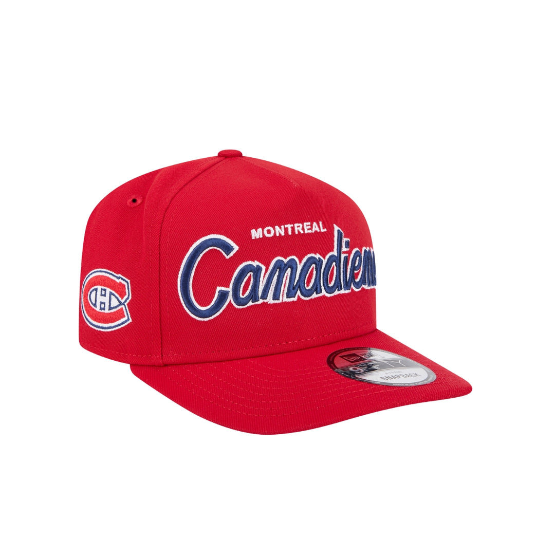 Montreal Canadiens NHL® 9FIFTY Script A-Frame Hat - Red
