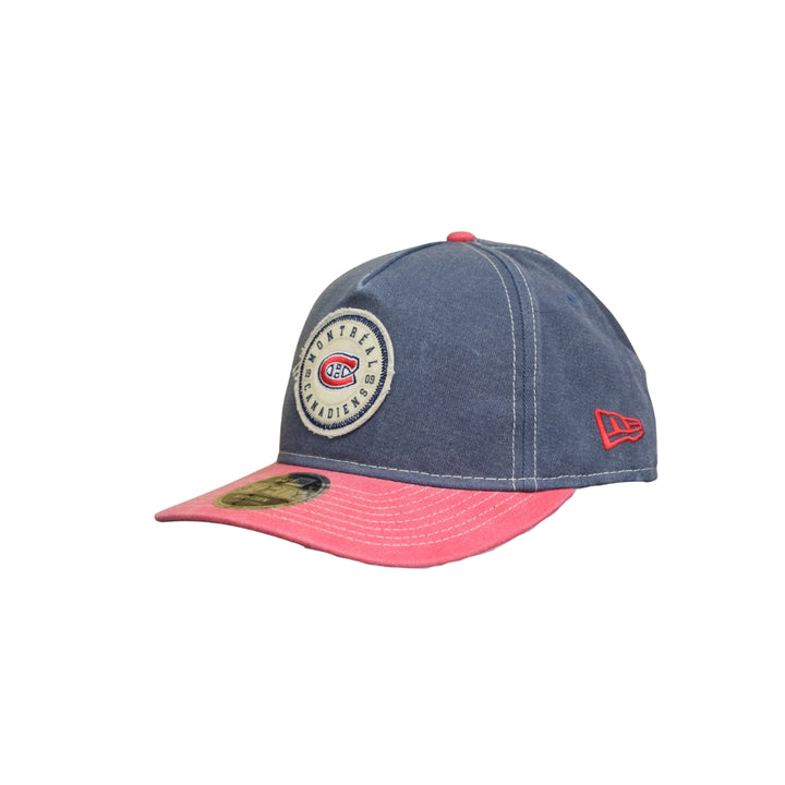 Montreal Canadiens NHL® 9FORTY Washed Adjustable Cap – Blue / Red