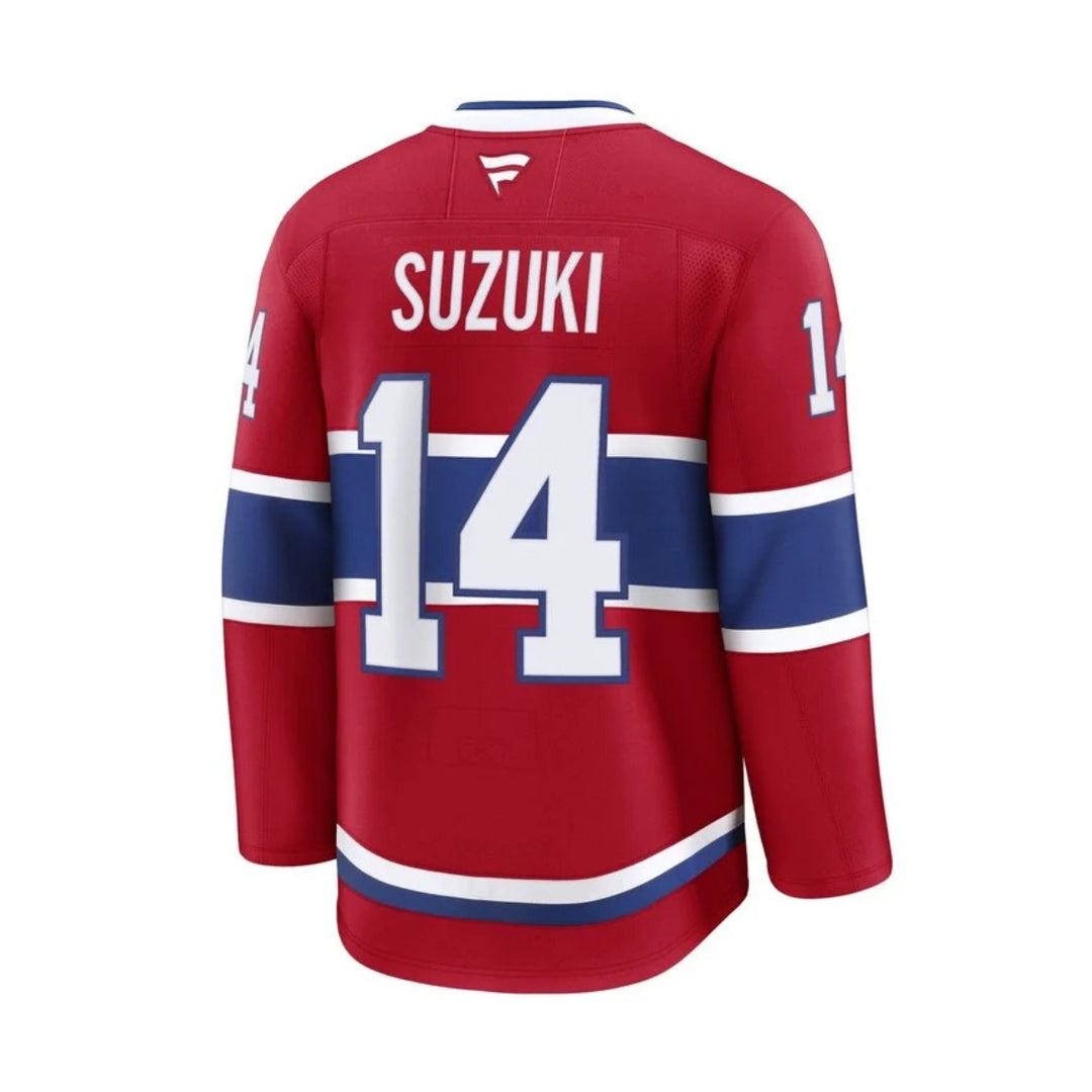 Montreal Canadiens NHL® Fanatics Breakaway Suzuki #14 Ice Hockey Jersey - Men - Red