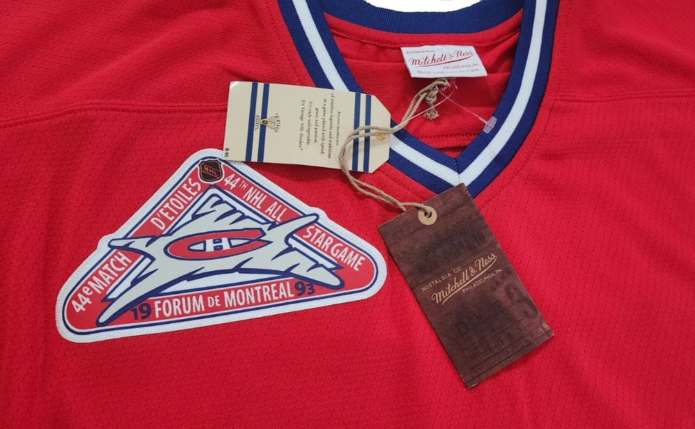 Montreal Canadiens 92-93 Mitchell & Ness 44th All-Star Game Hockey Men's Player Jersey - Red