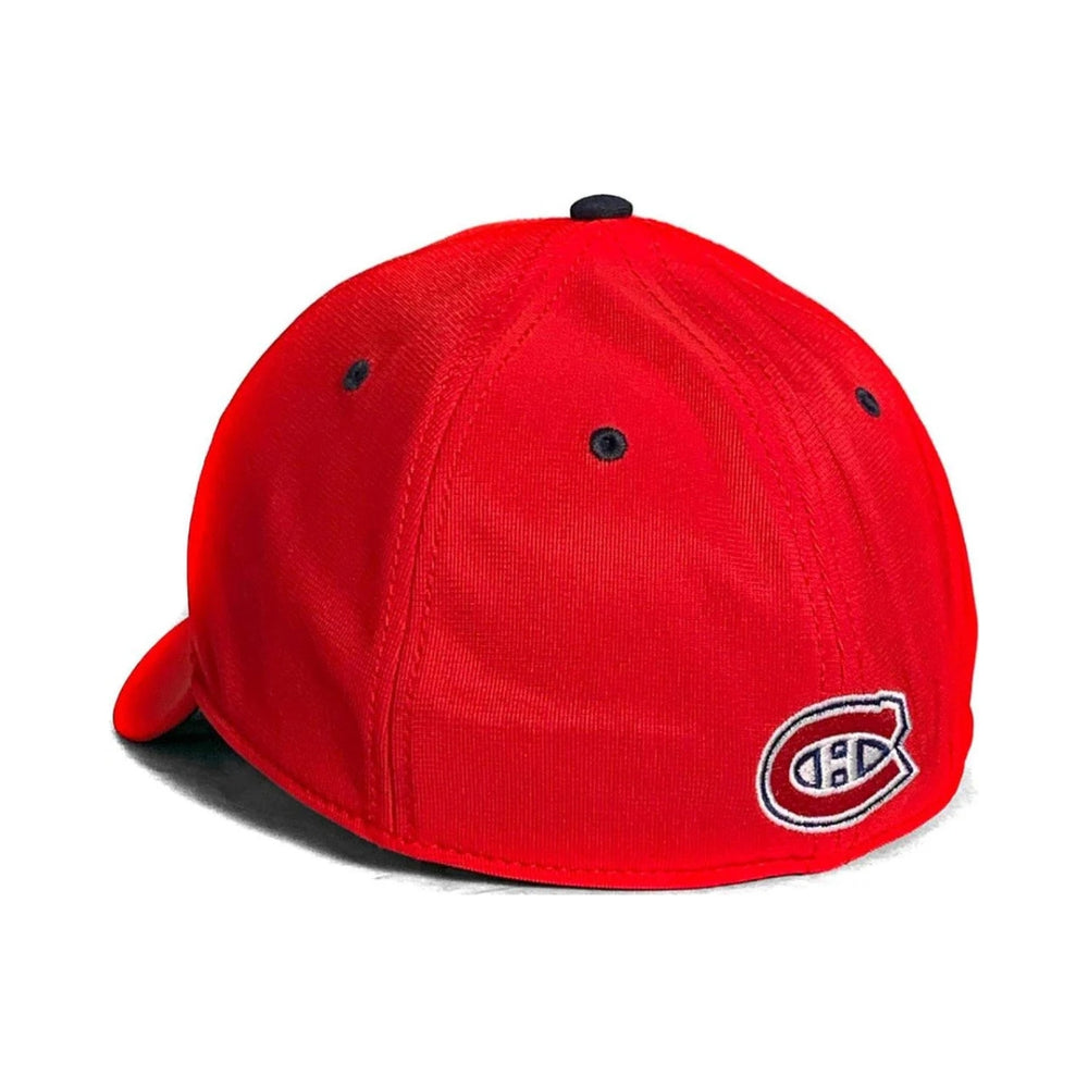 Montreal Canadiens NHL®  Embroidered Logo Fitted Closed Back Flexfit Baseball Adult Hat - Red