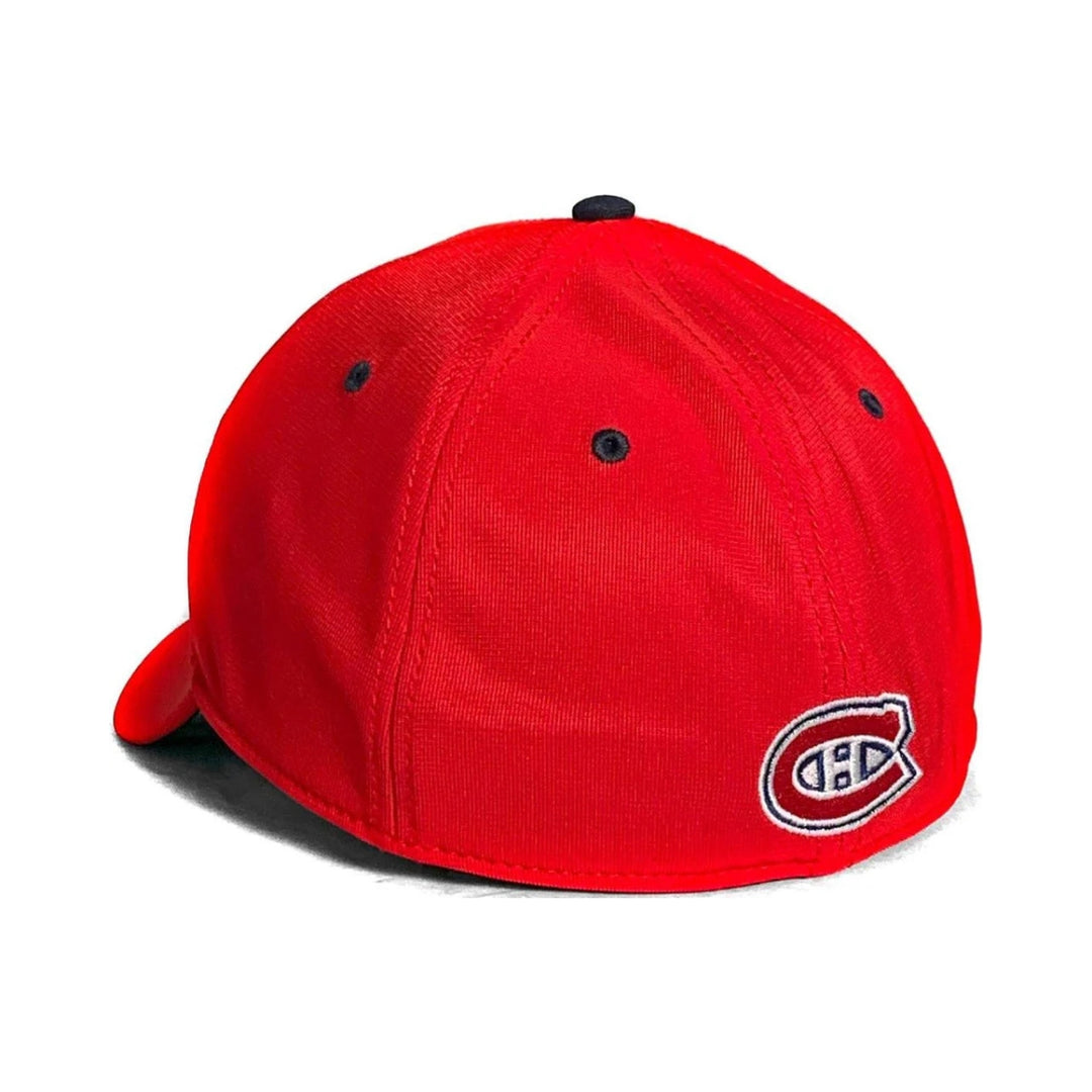 Montreal Canadiens NHL®  Embroidered Logo Fitted Closed Back Flexfit Baseball Adult Hat - Red