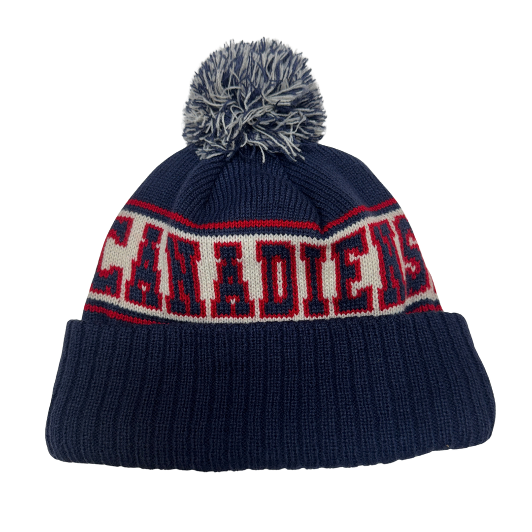 Montreal Canadiens Hockey NHL New Era Adult Winter Beanie – Navy Multicolour