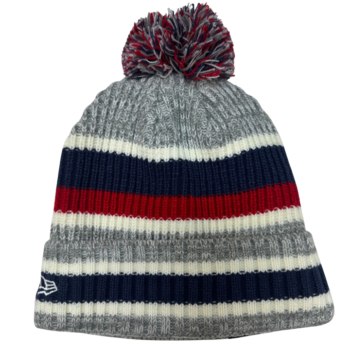 Montreal Canadiens Hockey NHL New Era Pom Youth Winter Beanie – Grey Multicolour