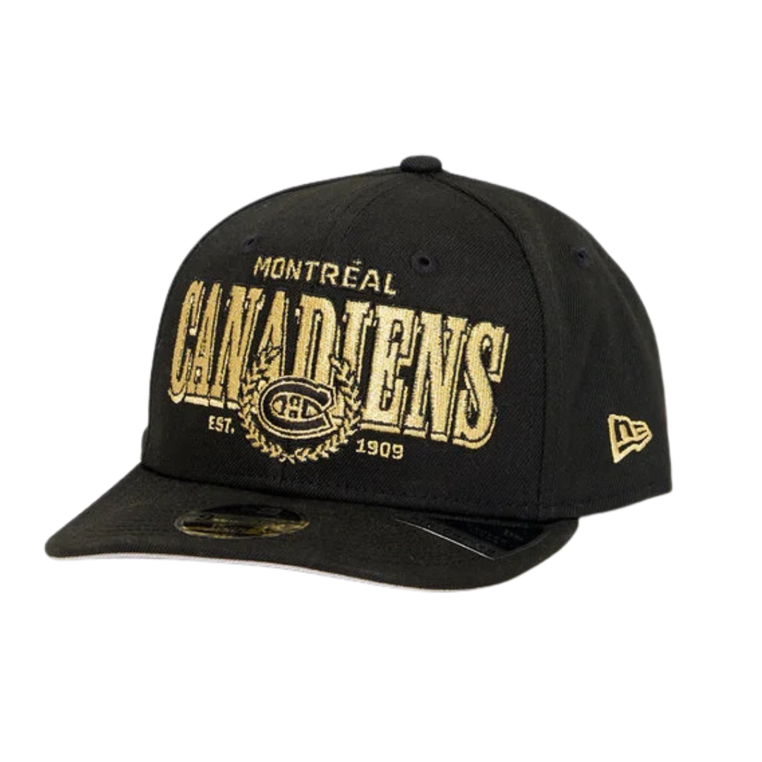 Montreal Canadiens NHL® 9FIFTY Laurel Adults Cap - Black/Gold